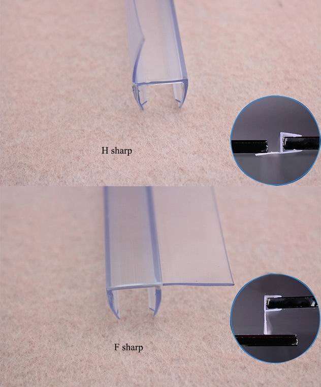 Anti-collision transparent plastic strip